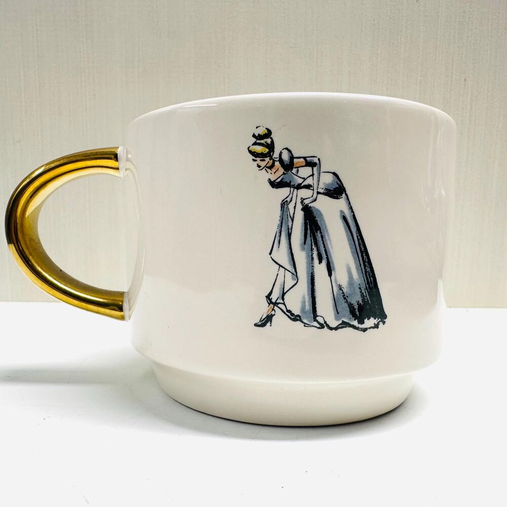 Retired Rae Dunn Princess Collection Coffee Tea Mug Cinderella - Picture 4 of 9